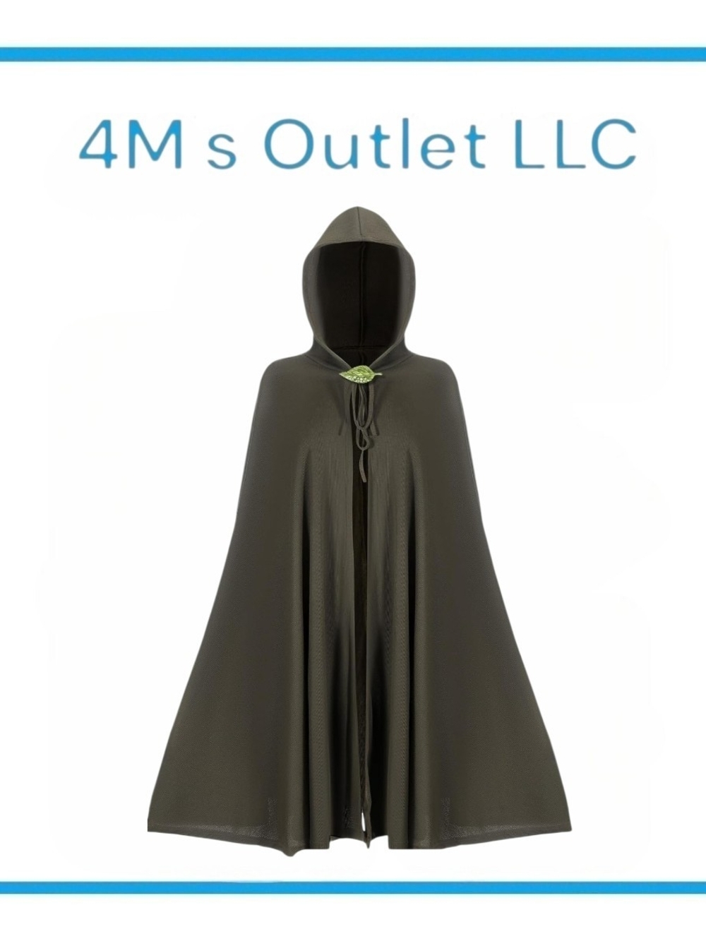 Hooded Cloak Cape in Olive Green